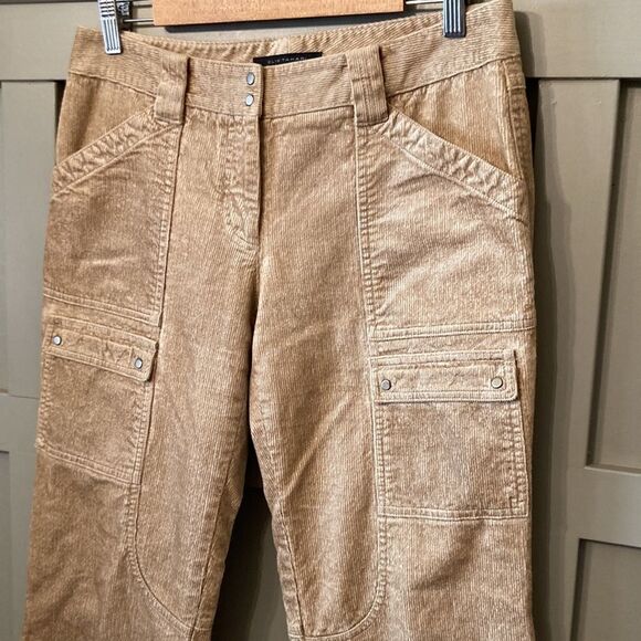 ELIE Tahari Wide Leg Corduroy Trouser Pants Size 8 - Picture 5 of 9